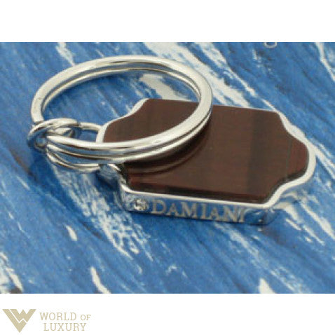 Damiani: Colonial Key ring, 20025941 (18kt White Gold / Diamond/ Semiprecious Stone) * - Premium Luxury Product