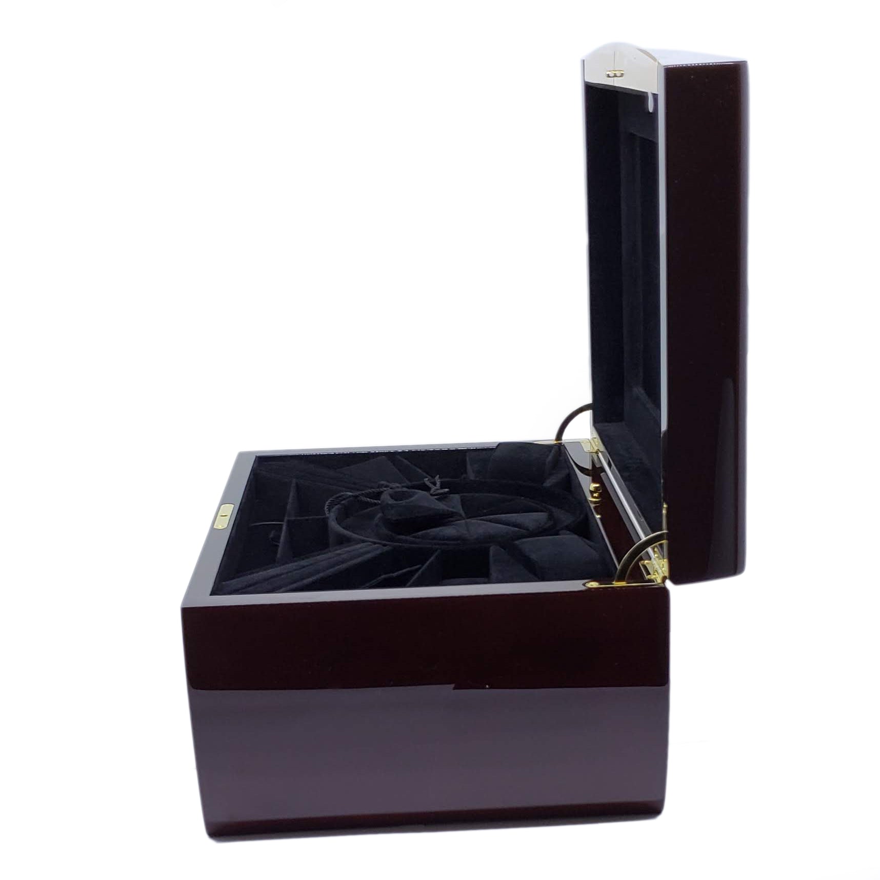 Buben & Zorweg Cosmopolitan Jewelry Collection Case in Cherry