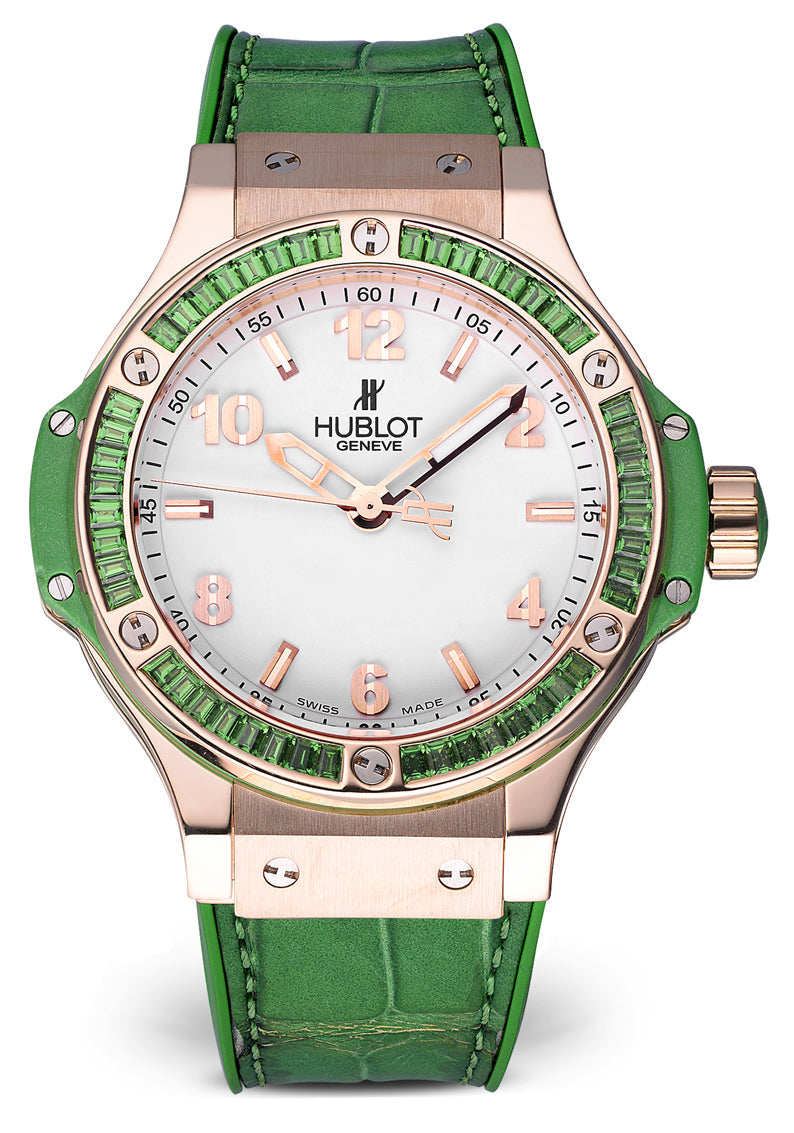 Hublot Big Bang Tutti Frutti Apple 18K Rose Gold Ladies Watch - Premium Luxury Product