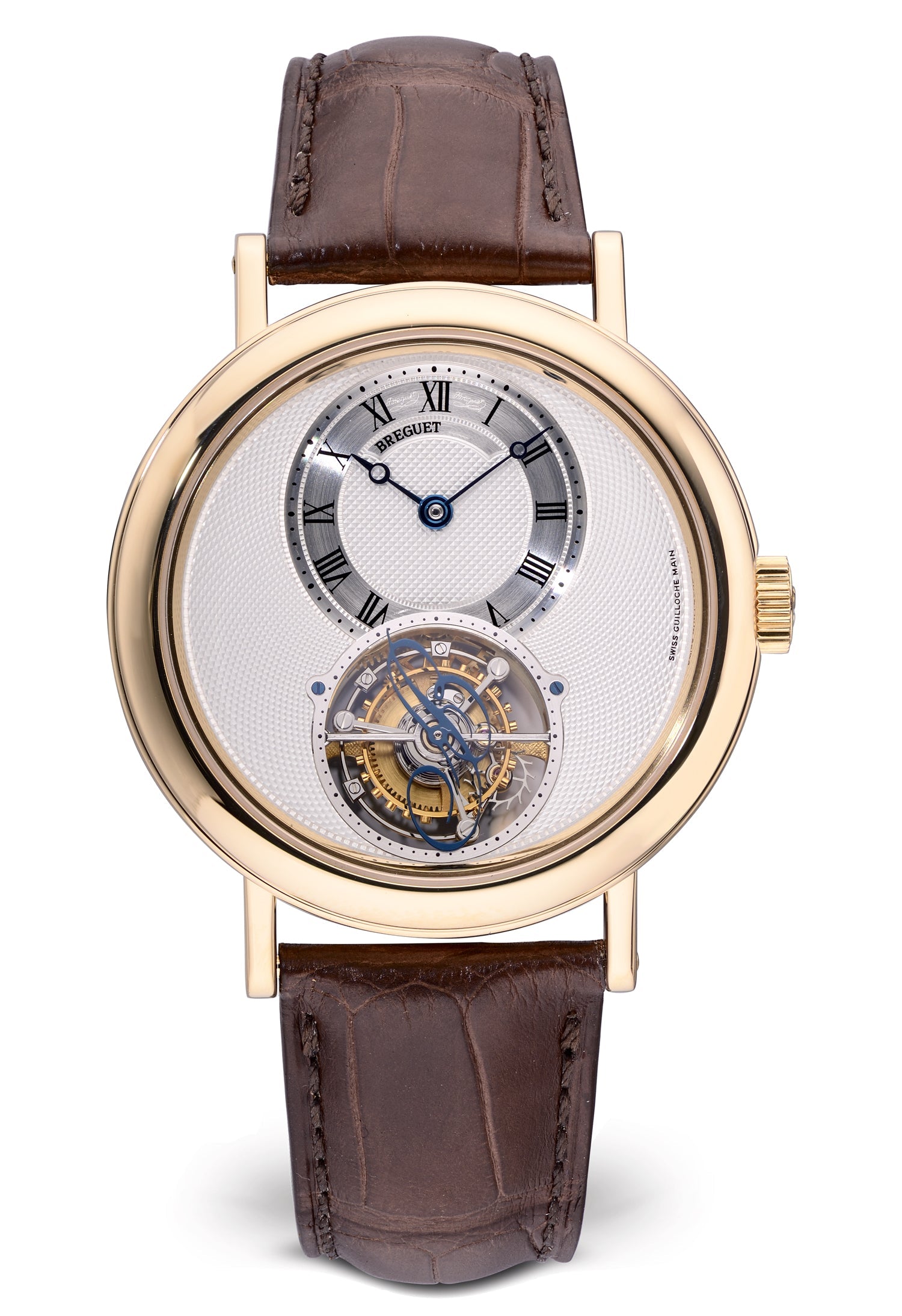 Breguet Tourbillon Classique 18K Yellow Gold Mens Watch - Premium Luxury Product