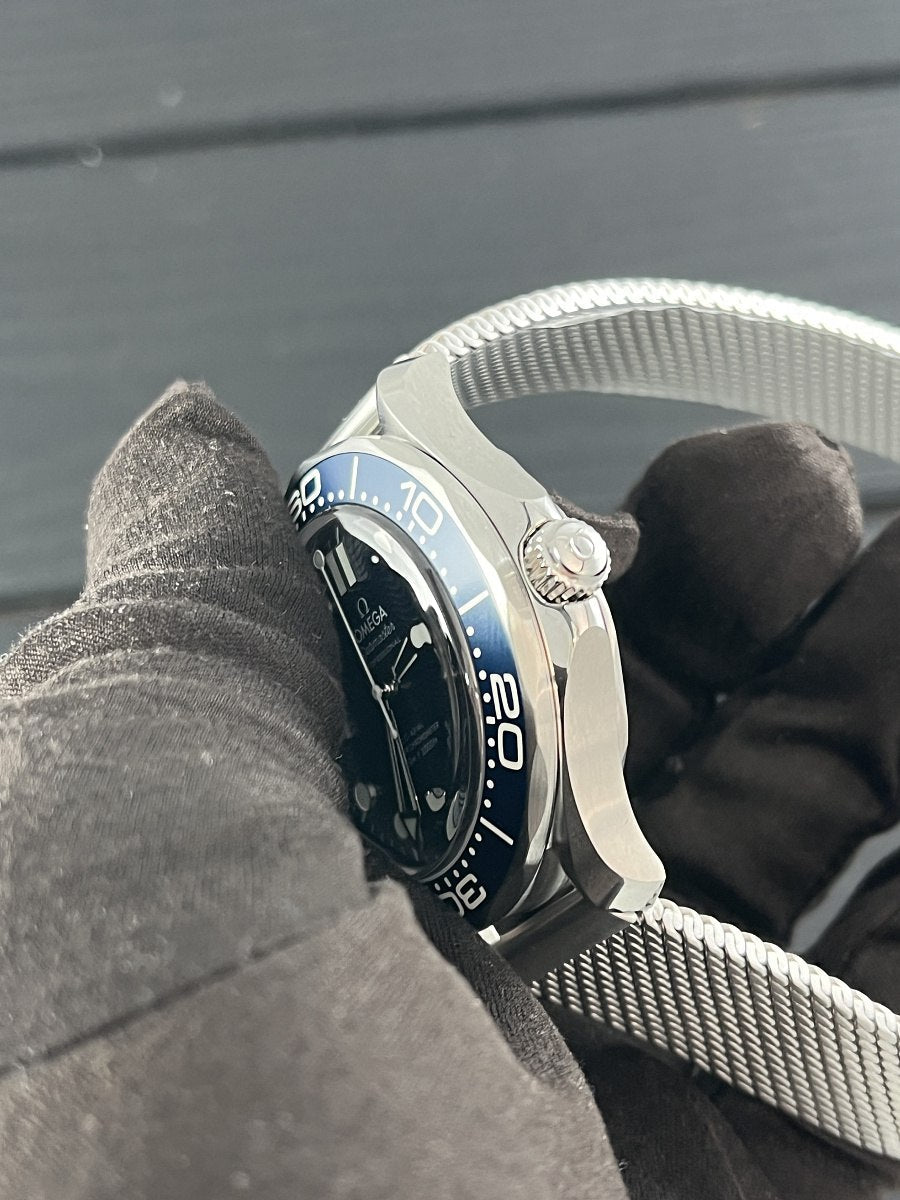 Omega Seamaster Diver Stainless steel &amp; Ceramic Men's Watch - Premium Luxury Product