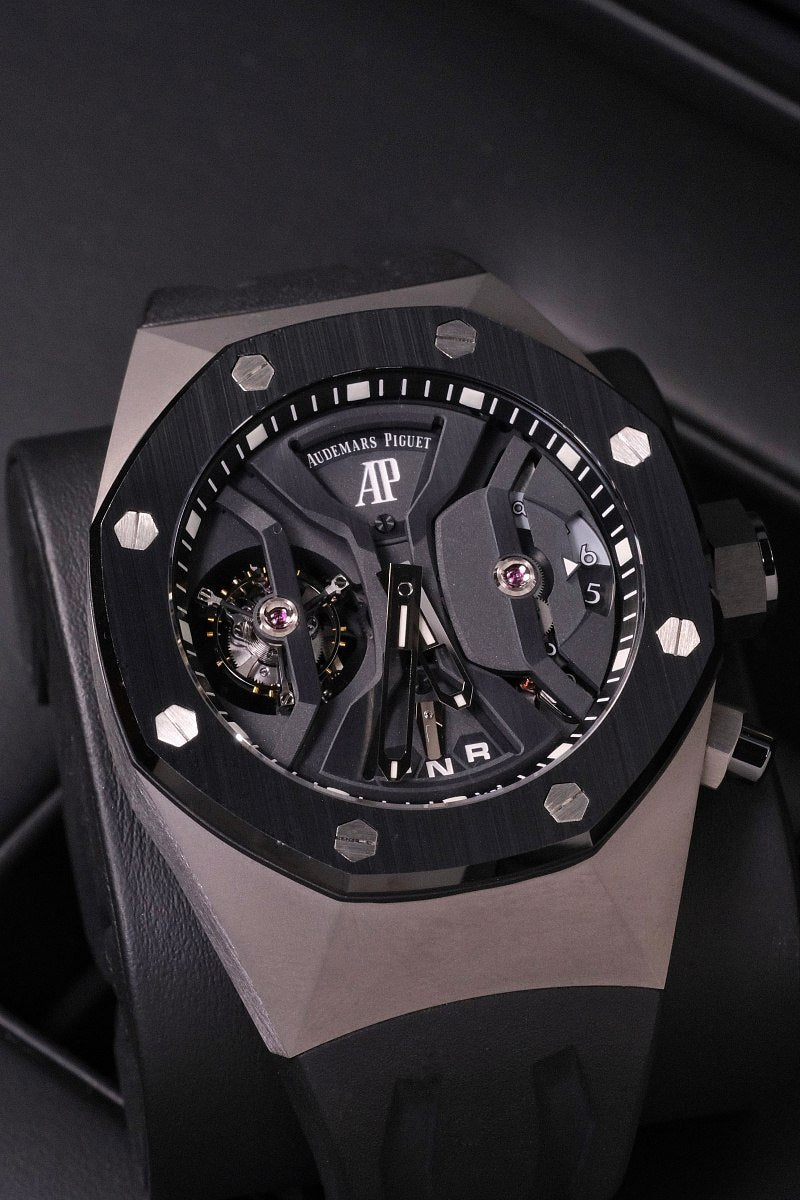 Audemars Piguet Royal Oak Concert GMT Tourbillon Titanium & Ceramica Men's Watch - Premium Luxury Product