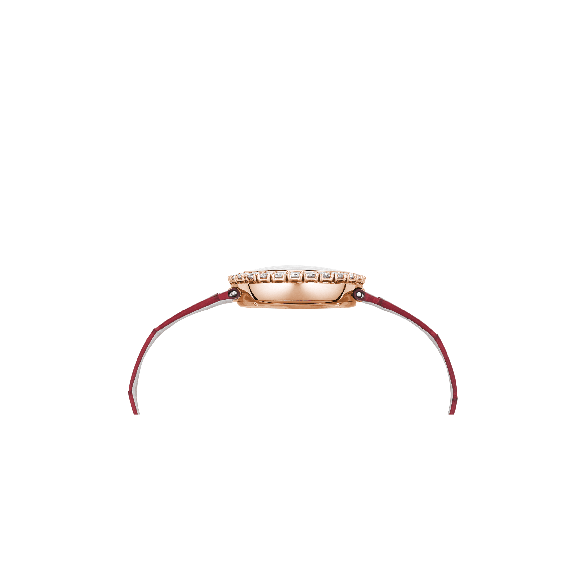 HAPPY DIAMONDS JOAILLERIE 29 MM, QUARTZ, ETHICAL ROSE GOLD, DIAMONDS 205369-5001