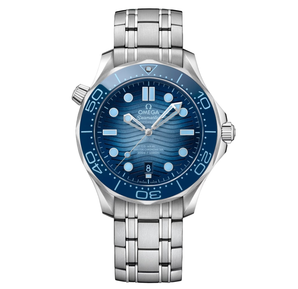 Omega Seamaster Diver Stainless steel &amp; Ceramic Men's Watch - Premium Luxury Product