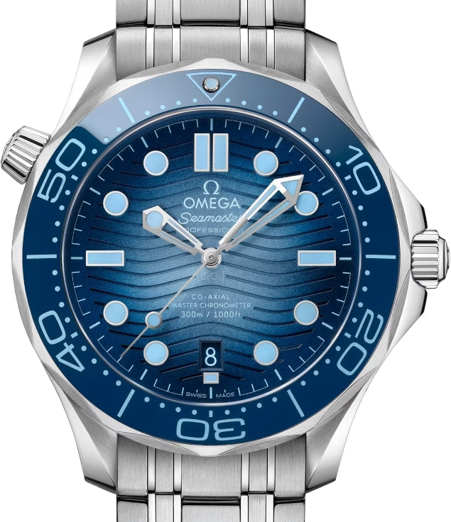 Omega Seamaster Diver Stainless steel &amp; Ceramic Men's Watch - Premium Luxury Product