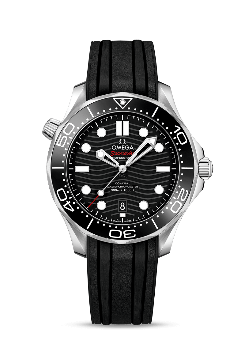 Omega Seamaster Diver Co-Axial Chronometer Stainless Steel Men's Watch - Premium Luxury Product