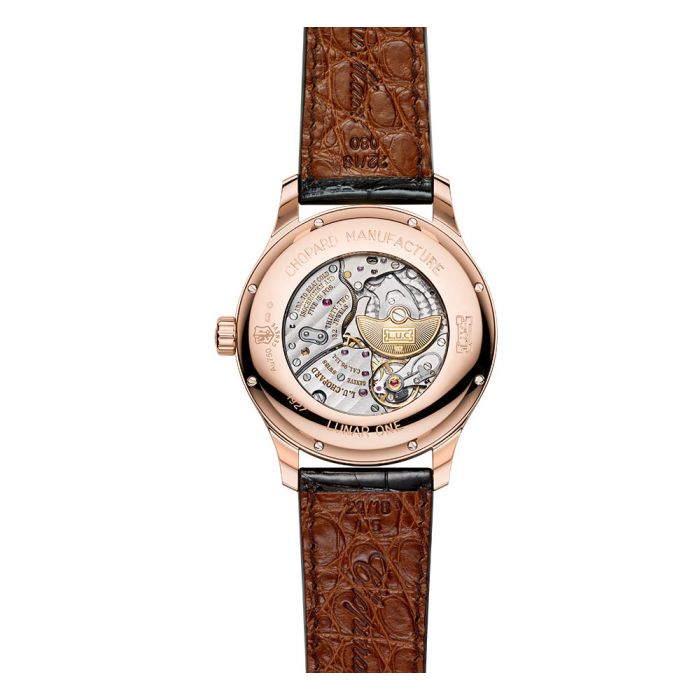 Chopard L.U.C. Complications Lunar One 18-K Rose gold Men`s Watch - Premium Luxury Product