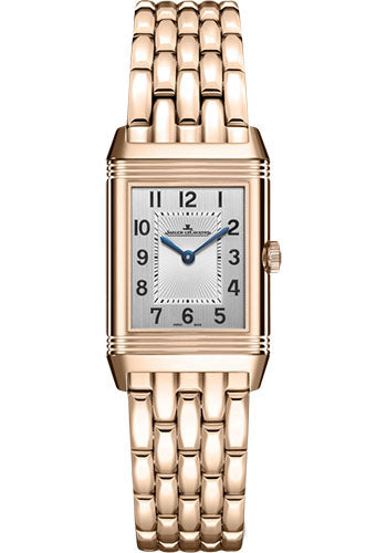 Jaeger-Lecoultre Reverso Classic Duetto 18K Rose Gold & Diamonds Lady's Watch - Premium Luxury Product