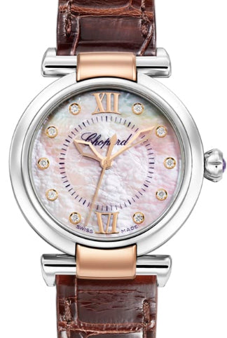 Chopard Imperiale Stainless Steel & Ethical Rose Gold & Diamonds Ladies Watch - Premium Luxury Product