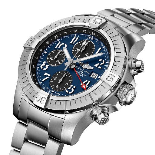 Breitling Avenger Chrongraph GMT Stainless Steel  Men's Watch - Premium Luxury Product