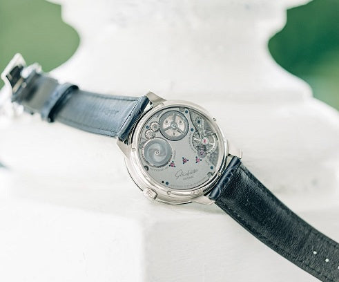 Glashutte Original Senator Chronometer 18K White Gold Men's Watch - Premium Luxury Product