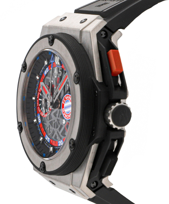 Hublot Big Bang King Power Bayern Munich Limited Edition Titanium Mens Watch - Premium Luxury Product