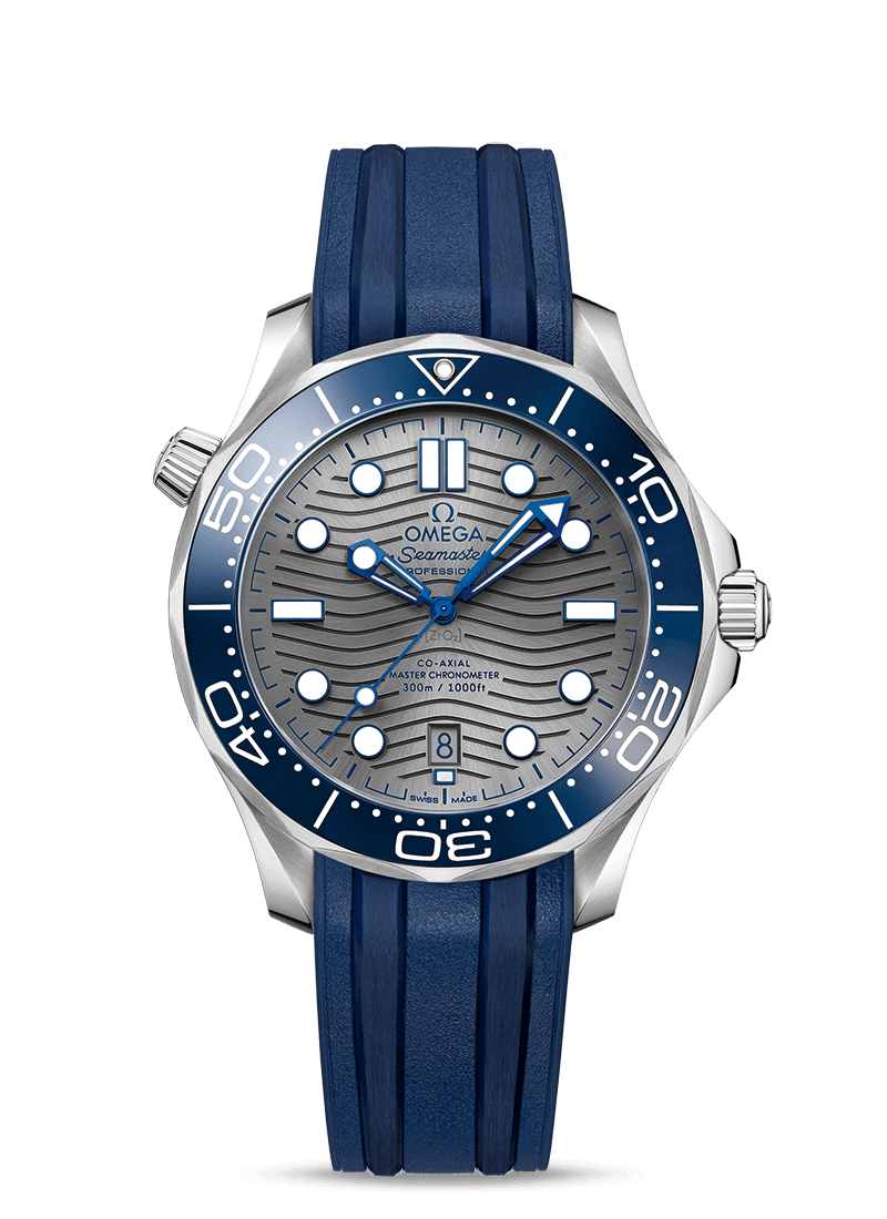 Omega Seamaster Diver Co-Axial Chronometer Stainless Steel Men's Watch - Premium Luxury Product