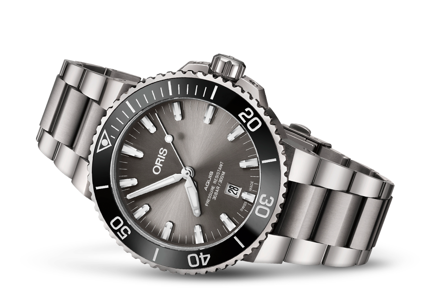 Aquis Titanium Date 01 733 7730 7153-07 8 24 15PEB - Premium Luxury Product