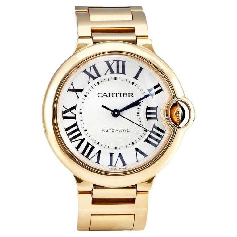 Cartier Ballon Bleu 36mm Yellow Gold  Unisex Watch - Premium Luxury Product