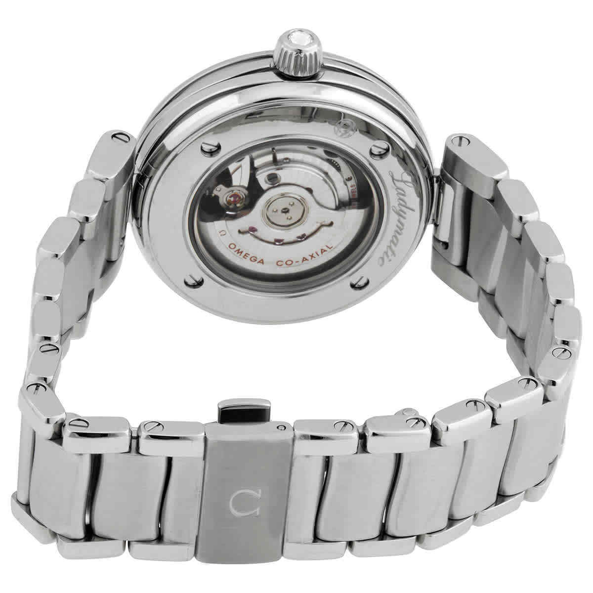 Omega De Ville Co-Axial Master Chronometer Stainless Steel & Diamonds Lady's Watch - Premium Luxury Product