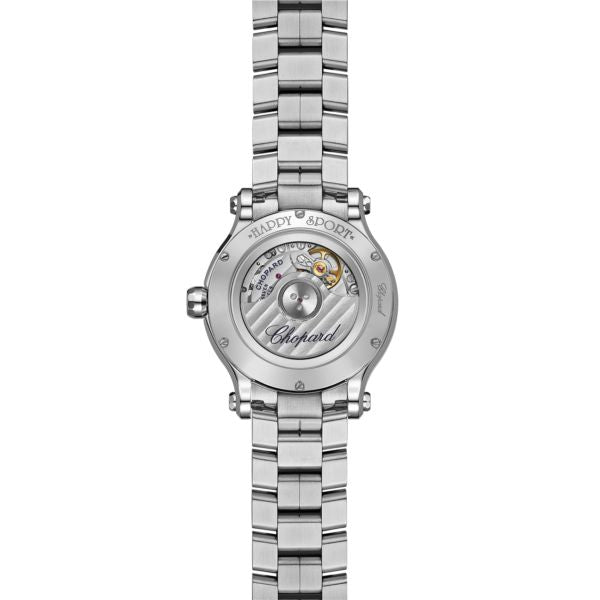 Chopard Happy Sport Stainlees steel & Diamonds Ladies Watch - Premium Luxury Product