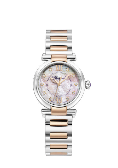 Chopard Imperiale Stainless Steel & Ethical Rose Gold & Diamonds Ladies Watch - Premium Luxury Product