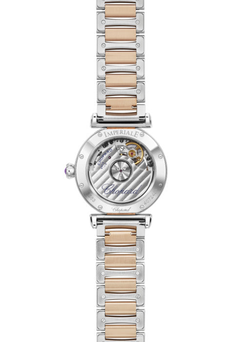 Chopard Imperiale Stainless Steel & Ethical Rose Gold & Diamonds Ladies Watch - Premium Luxury Product