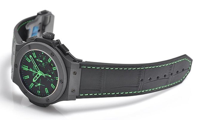 Hublot Big Bang All Black Green Ceramic Mens Watch - Premium Luxury Product