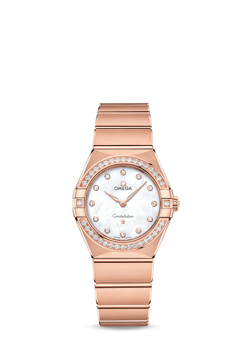 Omega Constellation Quartz 18K Sedna™ Gold & Diamonds Lady’s Watch - Premium Luxury Product