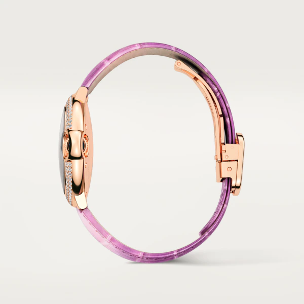 Cartier Ballon Bleu 33mm Rose Gold & Diamond Lady's Watch - Premium Luxury Product