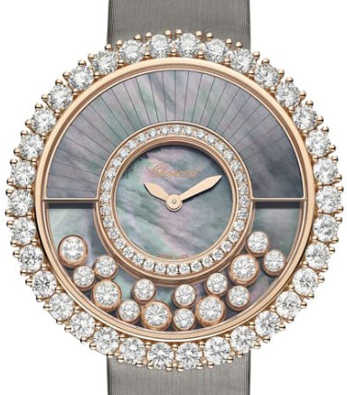 Chopard Happy Diamonds Joaillerie 18K Rose Gold & Diamonds Ladies Watch - Premium Luxury Product