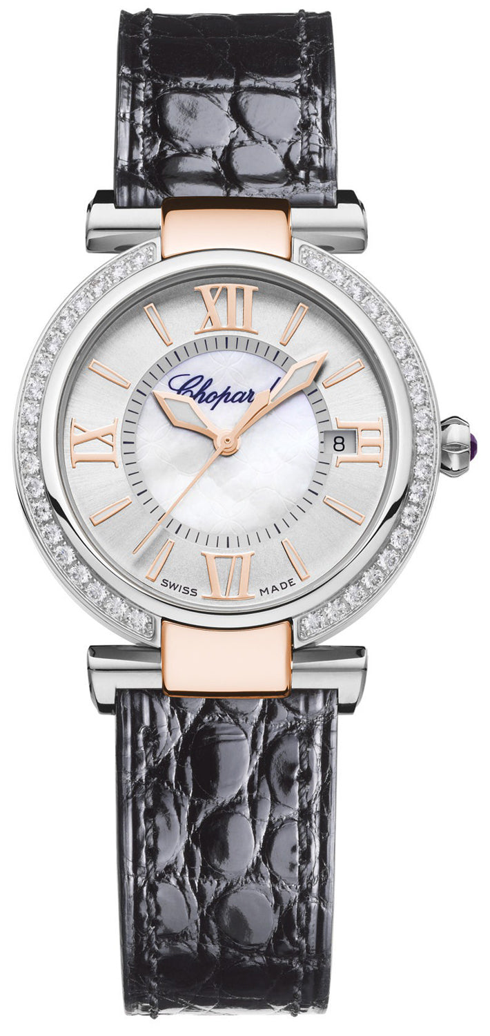 Chopard Imperiale Stainless Steel & Ethical Rose Gold & Diamond Ladies Watch - Premium Luxury Product