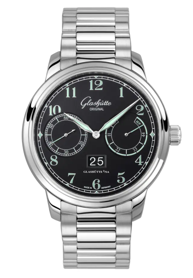 Glashutte Original Senator Observer Stainless steel Men's Watch - Premium Luxury Product