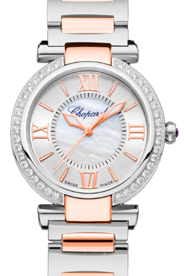 Chopard Imperiale Stainless Steel & Ethical Rose Gold & Diamond Ladies Watch - Premium Luxury Product