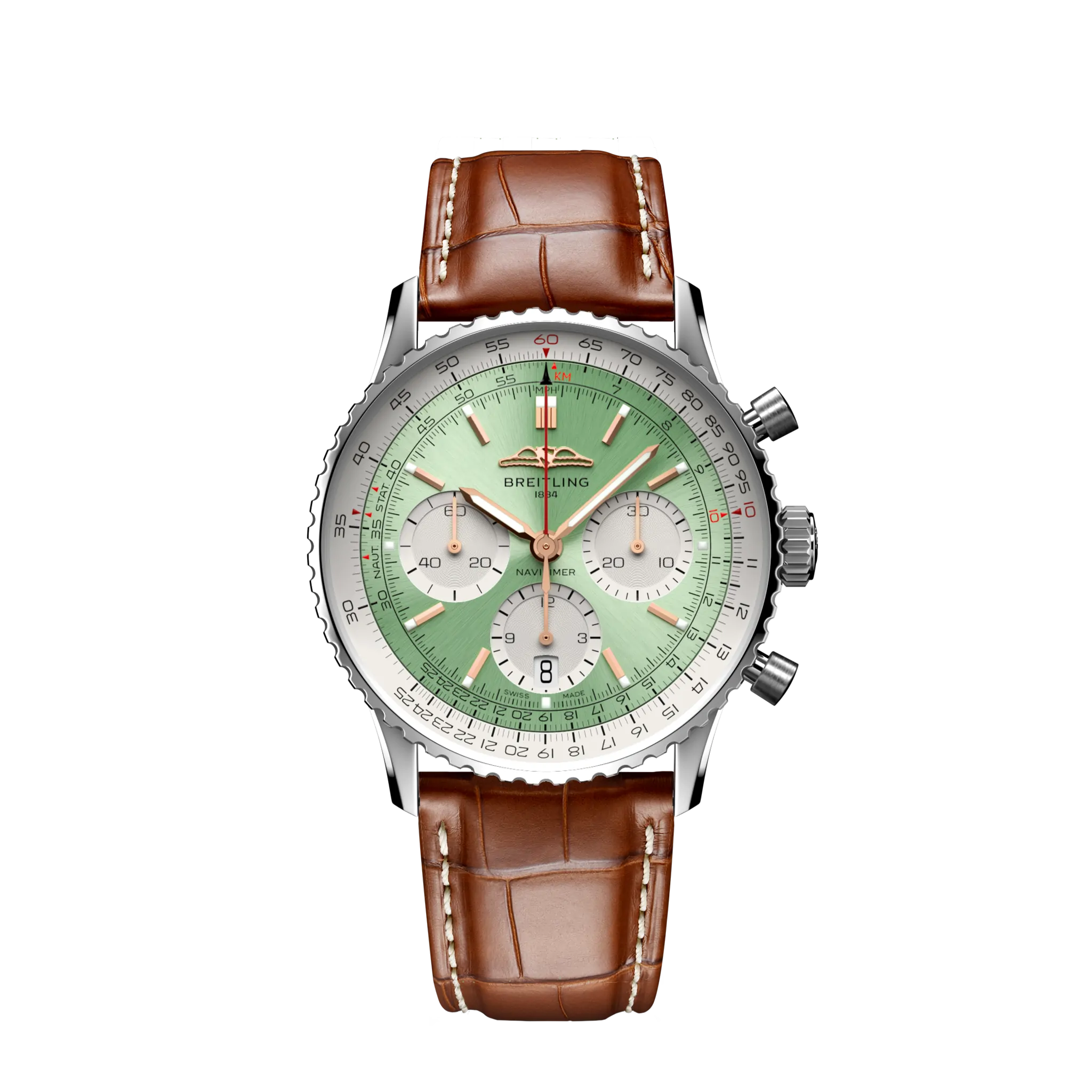 Breitling Navitimer B01 Chronograph 41 Stainless steel Men's Watch - Premium Luxury Product