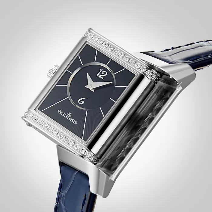 Jaeger-Lecoultre Reverso Classic Duetto Stainless steel & Diamonds Lady's Watch - Premium Luxury Product
