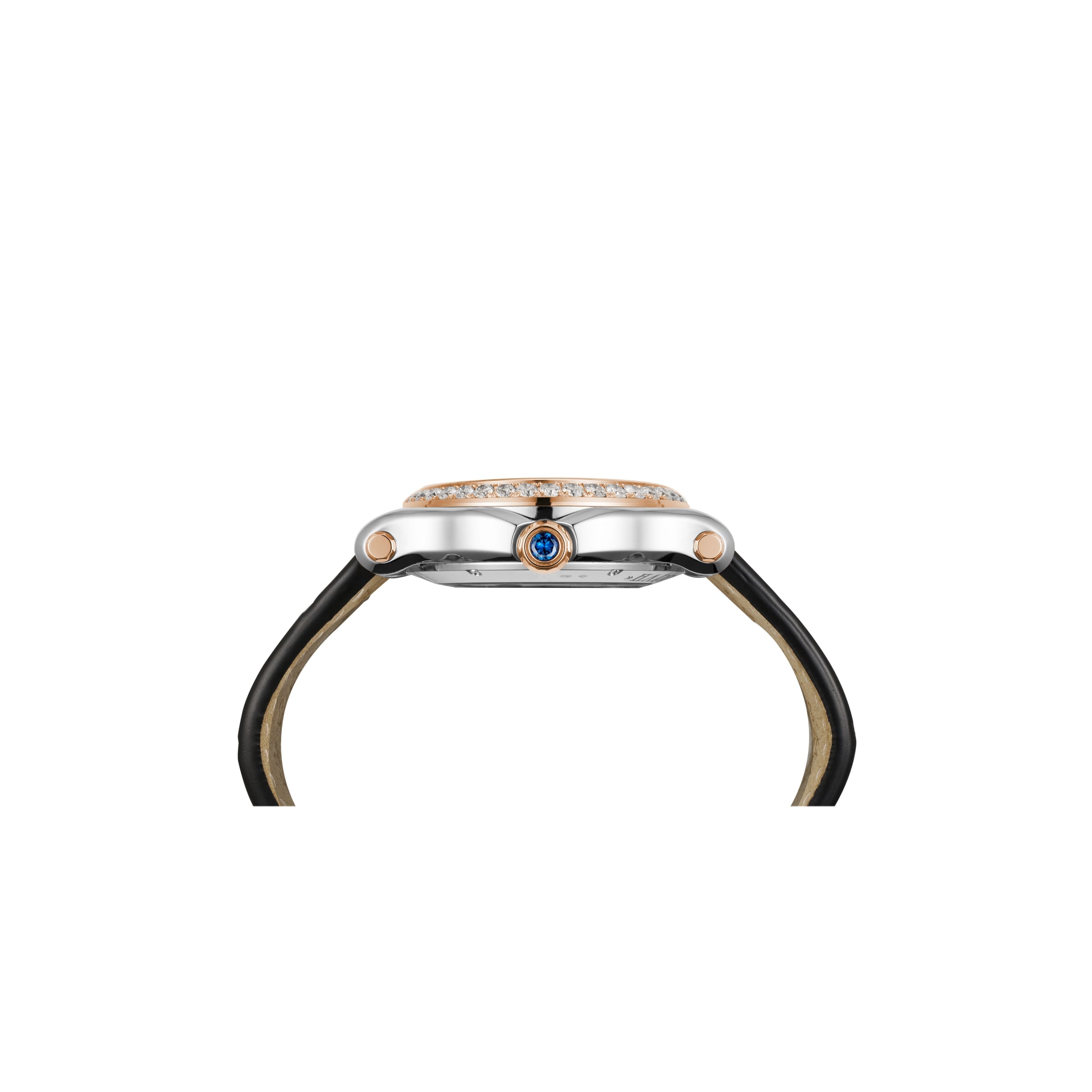 HAPPY SPORT 36 MM, AUTOMATIC, ETHICAL ROSE GOLD, LUCENT STEEL™, DIAMONDS 278559-6003