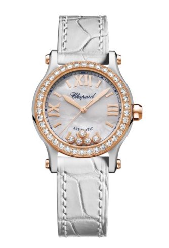 Chopard Happy Sport 18K Rose Gold &amp; Stainless Steel &amp; Diamonds - Premium Luxury Product