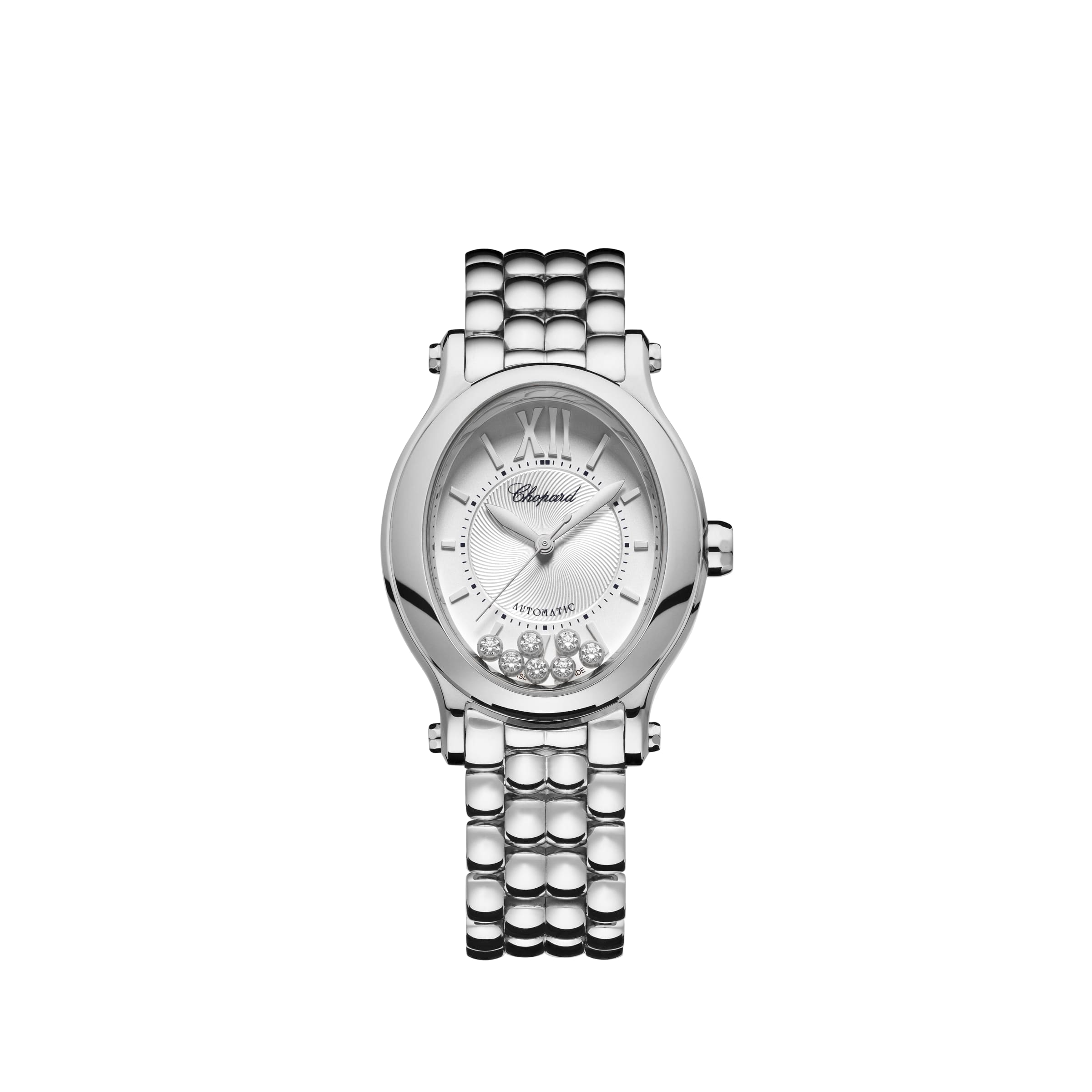 HAPPY SPORT 29 X 31 MM, AUTOMATIC, LUCENT STEEL™, DIAMONDS 278602-3002