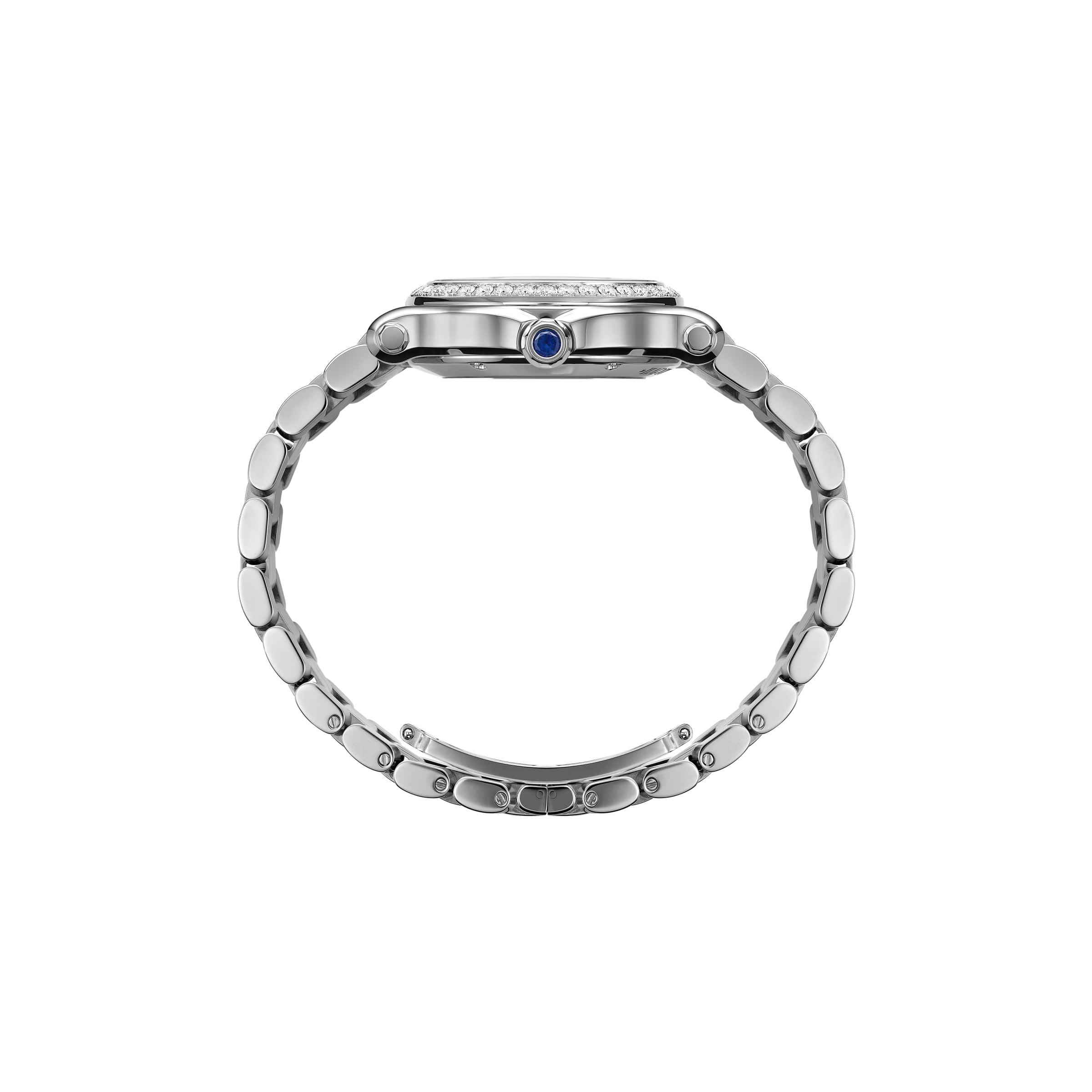 HAPPY SPORT 33 MM, AUTOMATIC, LUCENT STEEL™, DIAMONDS 278608-3004