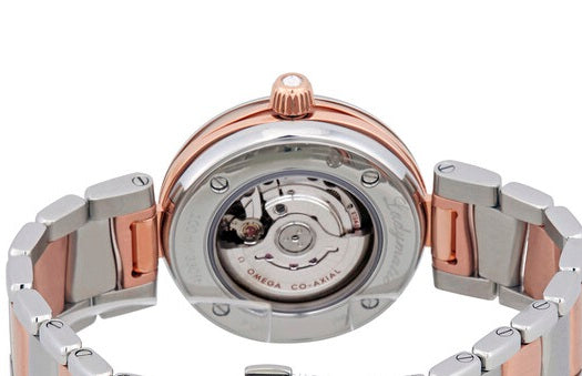 Omega De Ville Co-Axial Master Chronometer Stainless Steel & 18K Sedna™ Gold & Diamonds Lady's Watch - Premium Luxury Product