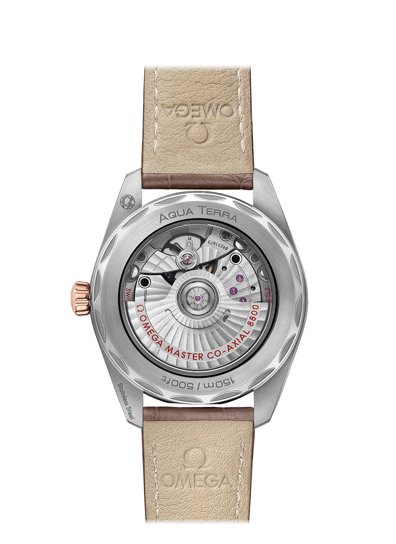 Omega Seamaster Aqua Terra Co-Axial Master Chronometer Stainless Steel & 18K Sedna™ Gold Lady's Watch - Premium Luxury Product