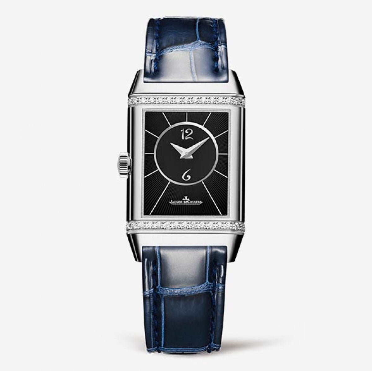 Jaeger-Lecoultre Reverso Classic Duetto Stainless steel & Diamonds Lady's Watch - Premium Luxury Product