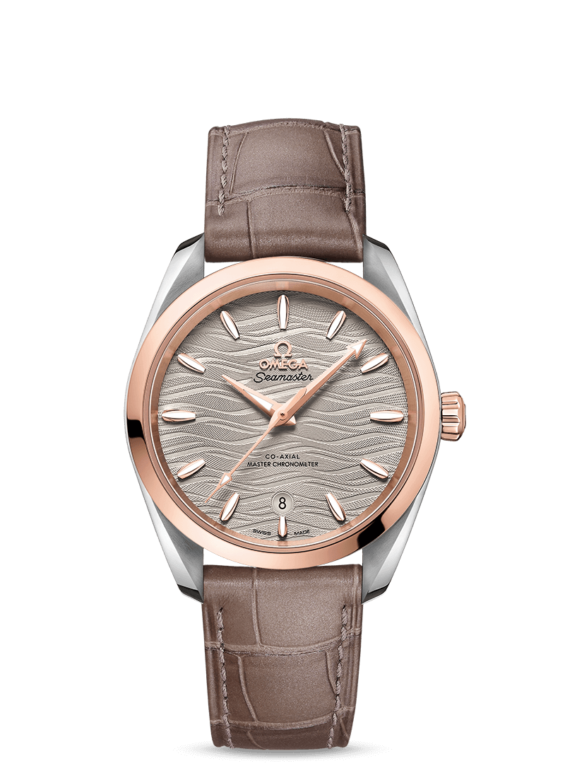 Omega Seamaster Aqua Terra Co-Axial Master Chronometer Stainless Steel & 18K Sedna™ Gold Lady's Watch - Premium Luxury Product