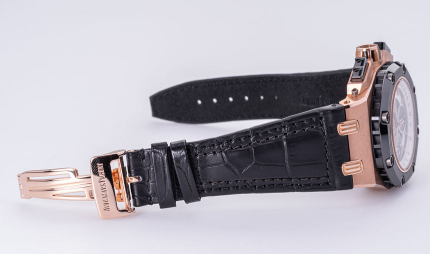 Audemars Piguet Royal Oak Offshore Barrichello II Rose Gold Man's Watch - Premium Luxury Product