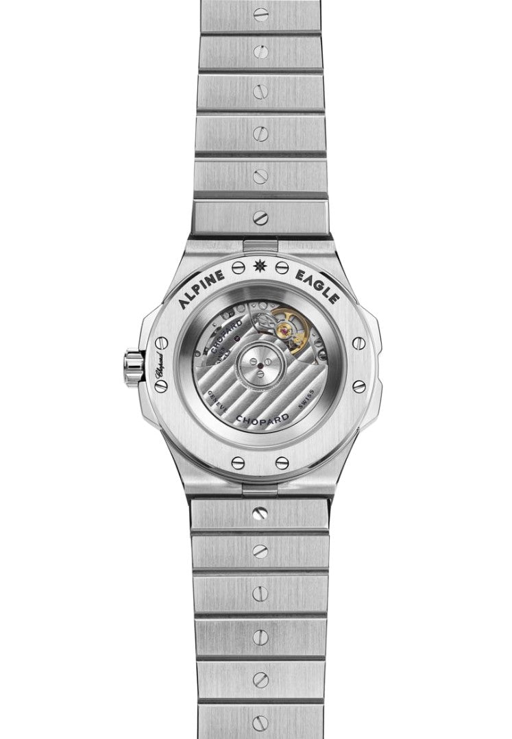 Chopard Alpine Eagle Stainless steel & Diamonds Ladies Watch - Premium Luxury Product