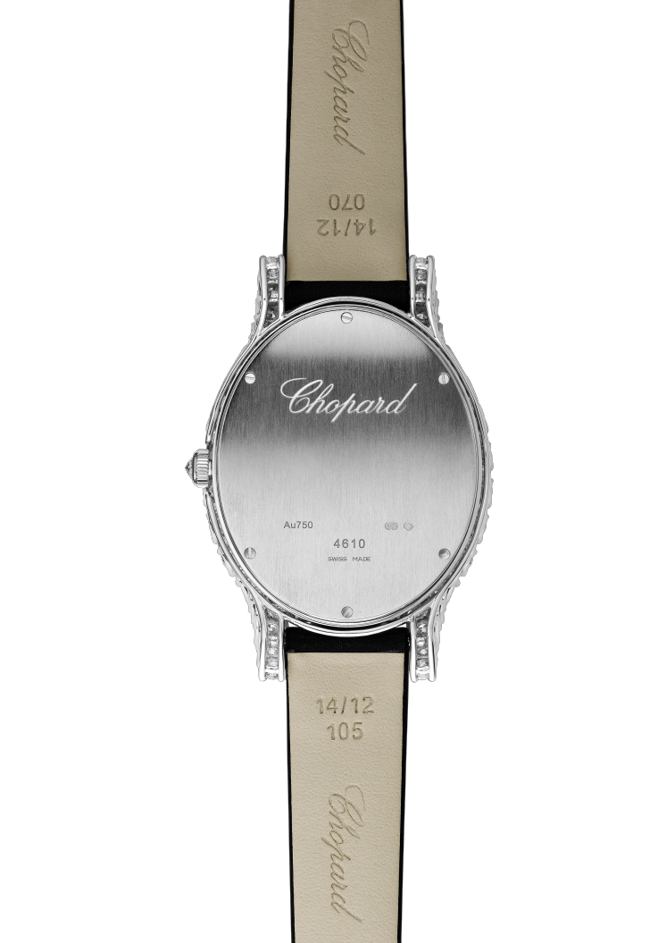 Chopard L’Heure Du Diamant Oval 18K White Gold & Diamonds Ladies Watch - Premium Luxury Product