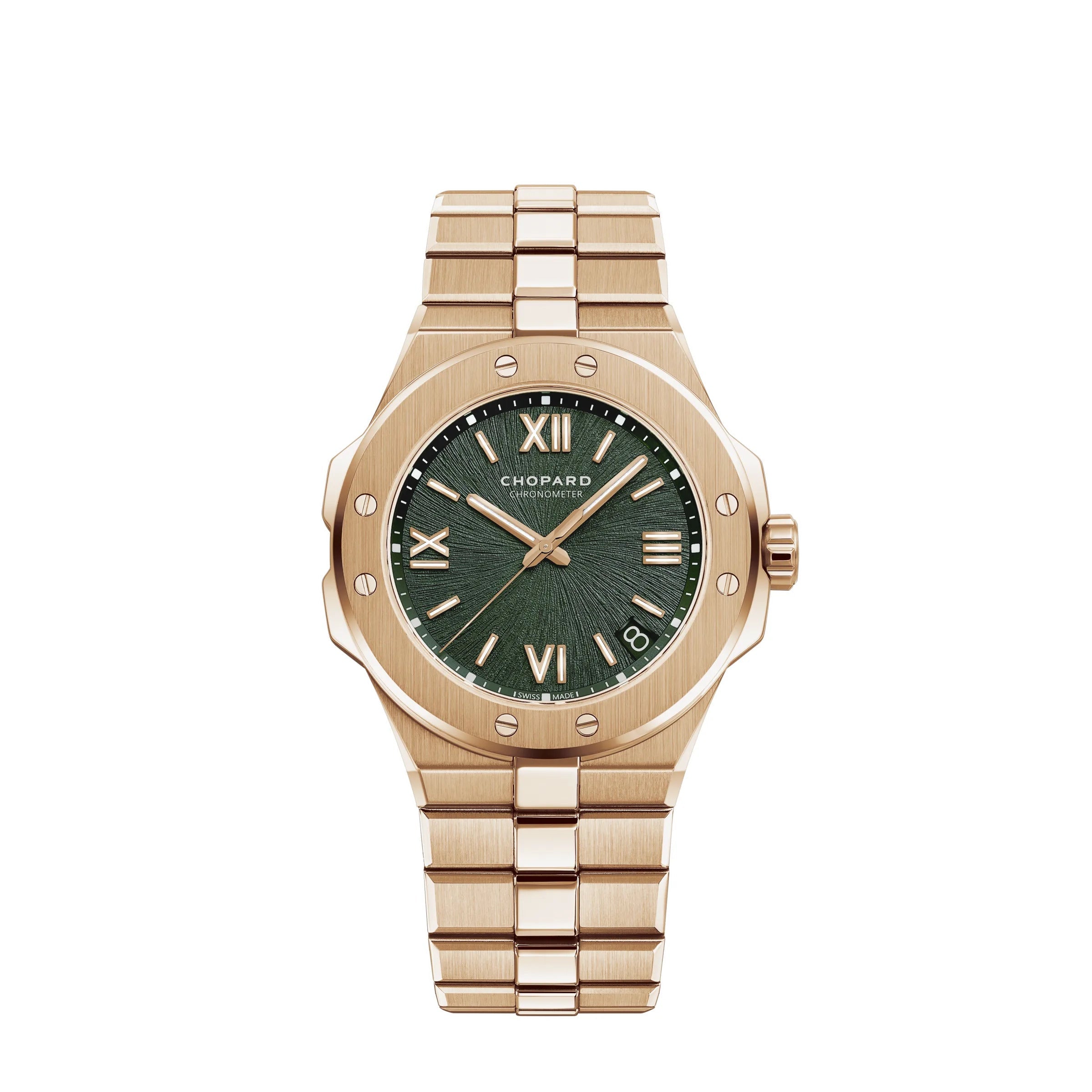 Chopard Alpine Eagle 18k Rose Gold Lady's Watch - Premium Luxury Product