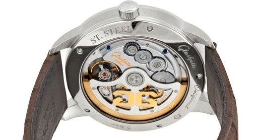 Glashutte Original Senator Excellence Panorama Date Moon Phase Stainless steel Men's Watch - Premium Luxury Product