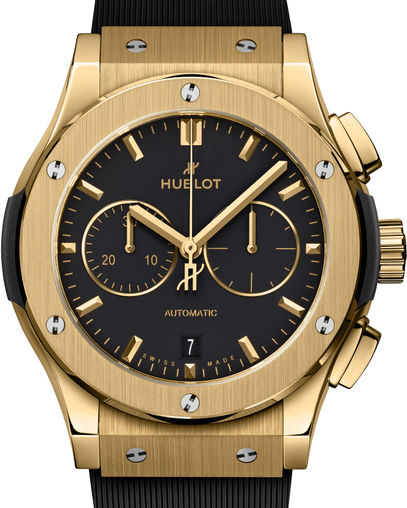 Hublot Classic Fusion Chronograph 18K Yellow Gold Man's Watch - Premium Luxury Product