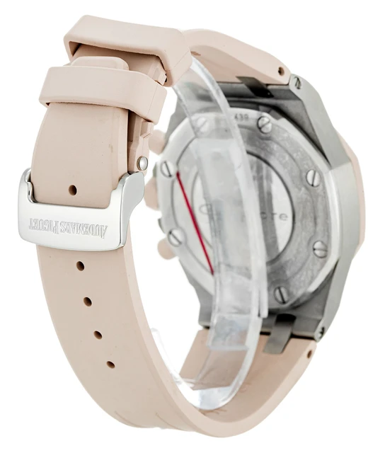 Audemars Piguet Royal Oak Offshore Chronograph 18K White Gold & Damonds Lady's Watch - Premium Luxury Product