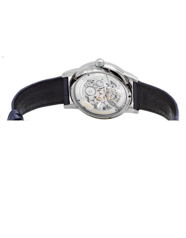 Glashutte Original Senator Moon Phase Skeletonized Edition White Gold Men's Watch - Premium Luxury Product