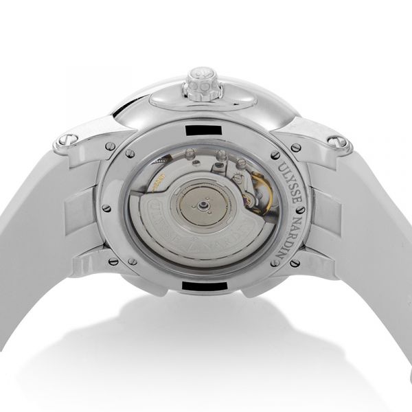 Ulysse Nardin Executive Dual Time Stainless steel & Ceramic Lady Watch