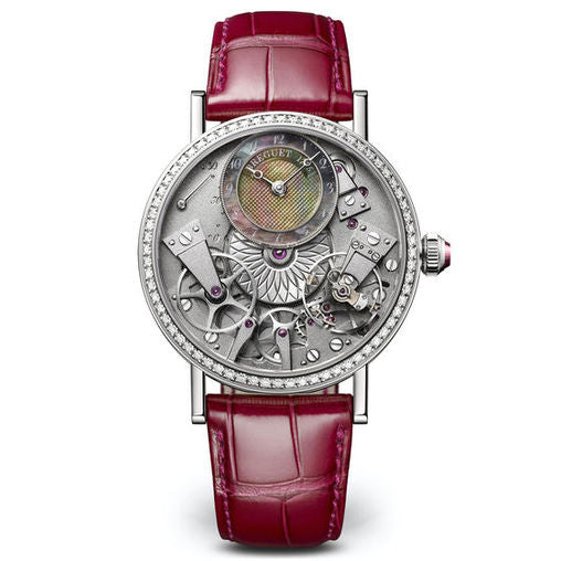 Breguet Tradition 18K White Gold & Diamonds Lady's Watch - Premium Luxury Product
